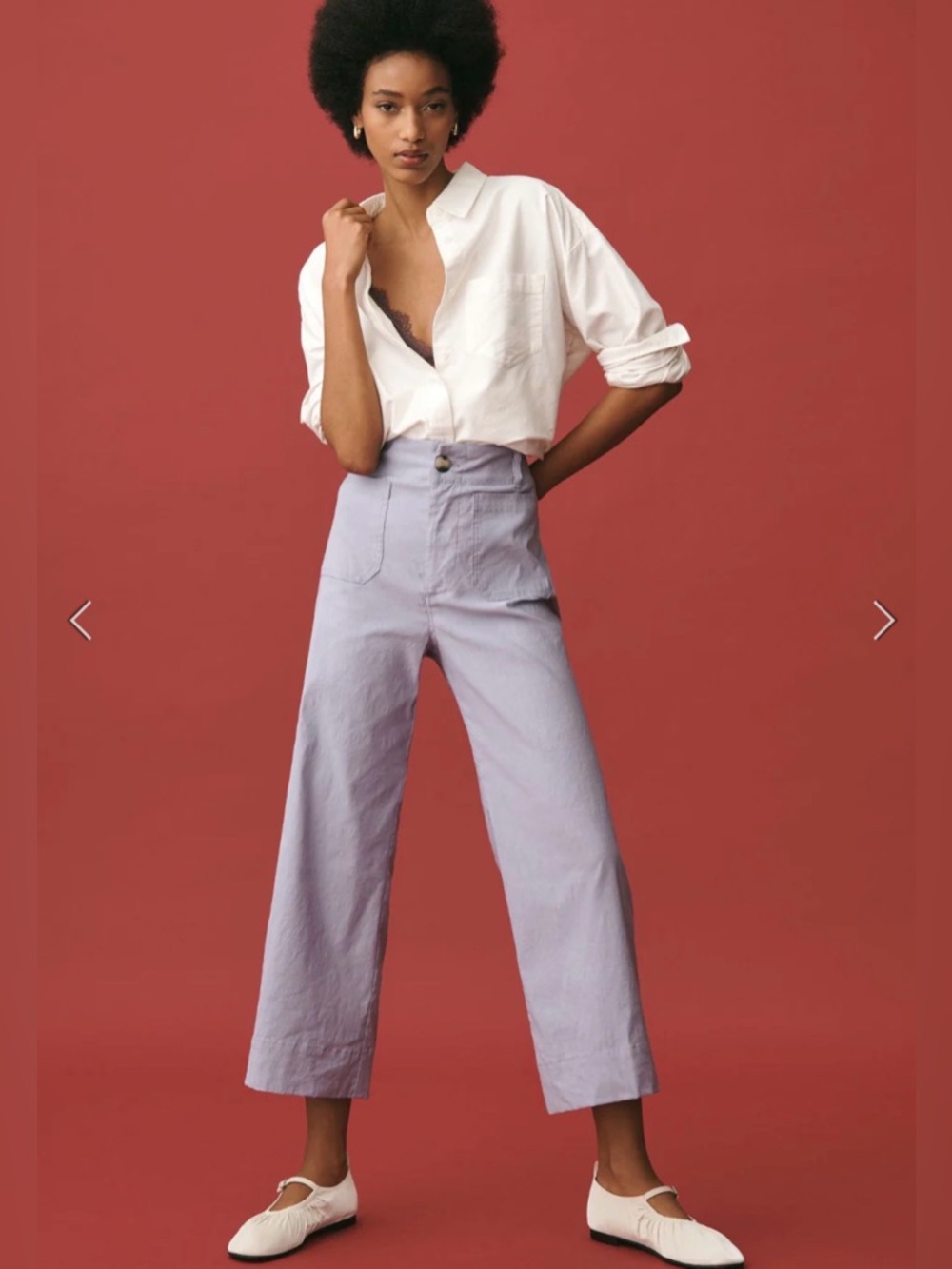 Maeve (Anthropologie) The Colette in Lavender 26-petite.